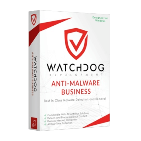 Watchdog Anti-Malware Business – 3-Year / 100-499 Workstations